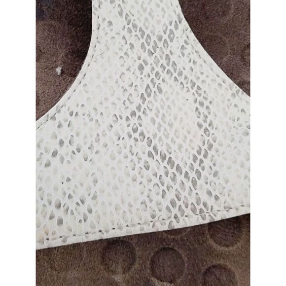 Orthaheel Molly Women's 7 White Supportive Faux Reptile‎ Hook & Loop Sandals - Picture 7 of 7